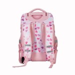 Mochila Elf C/carro B.goma 6467A 2 Div Rosa